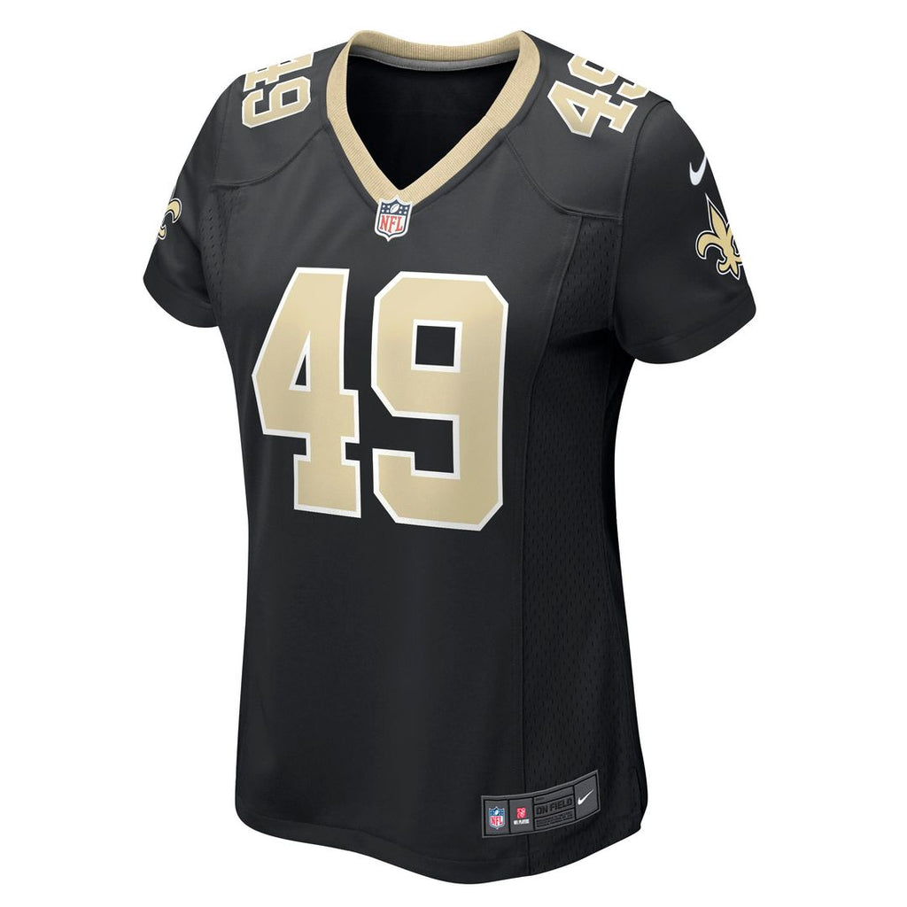 Zach Wood New Orleans Saints Nike Women's Game Jersey - Black Official NFL Team Apparel Football Fan Gear