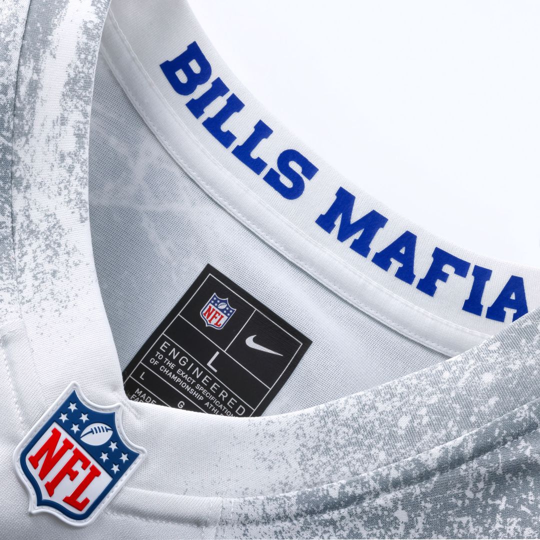 Khalil Shakir Buffalo Bills Nike 2025 Rivalries Collection Game Jersey - White Official NFL Team Apparel Football Fan Gear