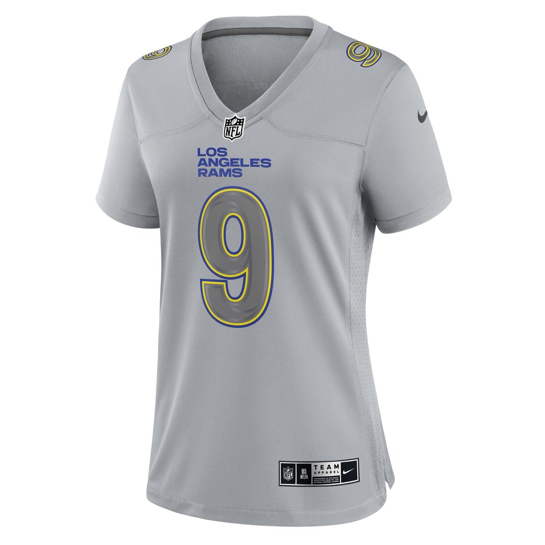 Matthew Stafford Los Angeles Rams Nike Women's Atmosphere Fashion Game Jersey - Gray Official NFL Team Apparel Football Fan Gear
