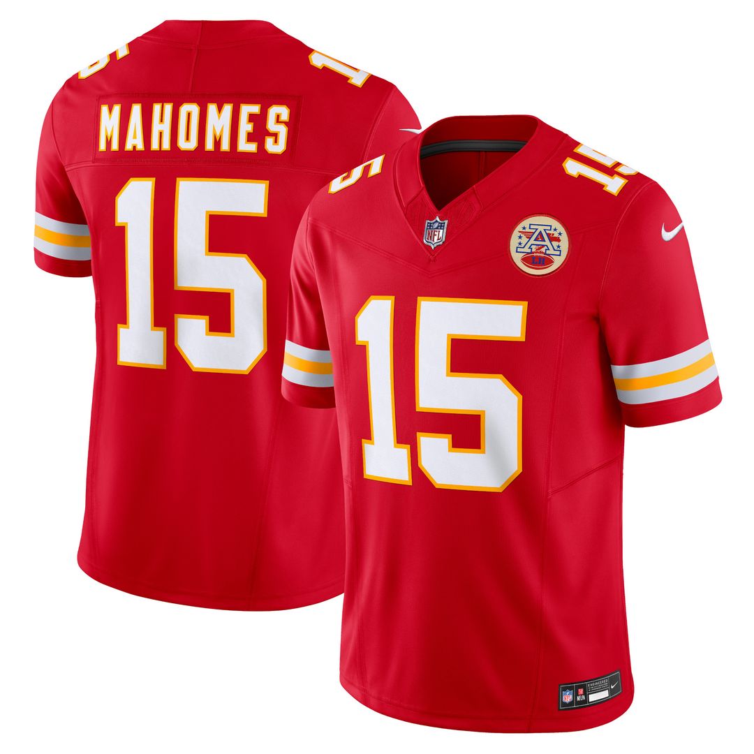 Patrick Mahomes Kansas City Chiefs Nike Vapor F.U.S.E. Limited Jersey - Red Official NFL Team Apparel Football Fan Gear
