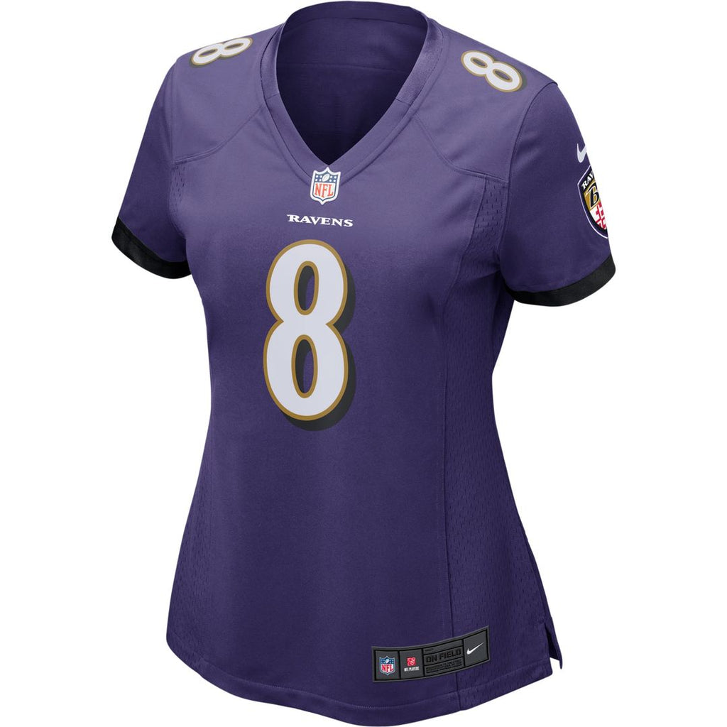 Lamar Jackson Baltimore Ravens Nike Women's Game Jersey - Purple Official NFL Team Apparel Football Fan Gear