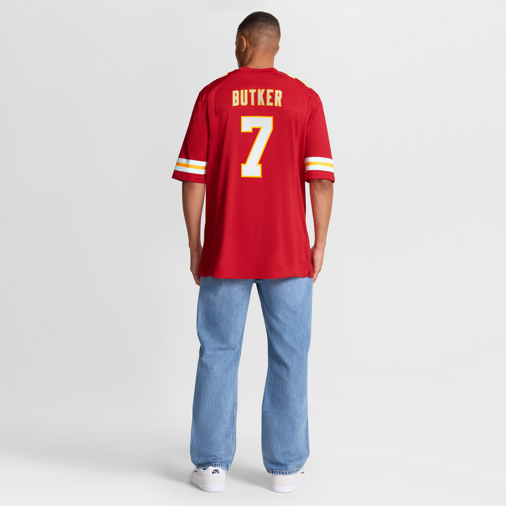 Harrison Butker Kansas City Chiefs Nike Game Jersey - Red Official NFL Team Apparel Football Fan Gear