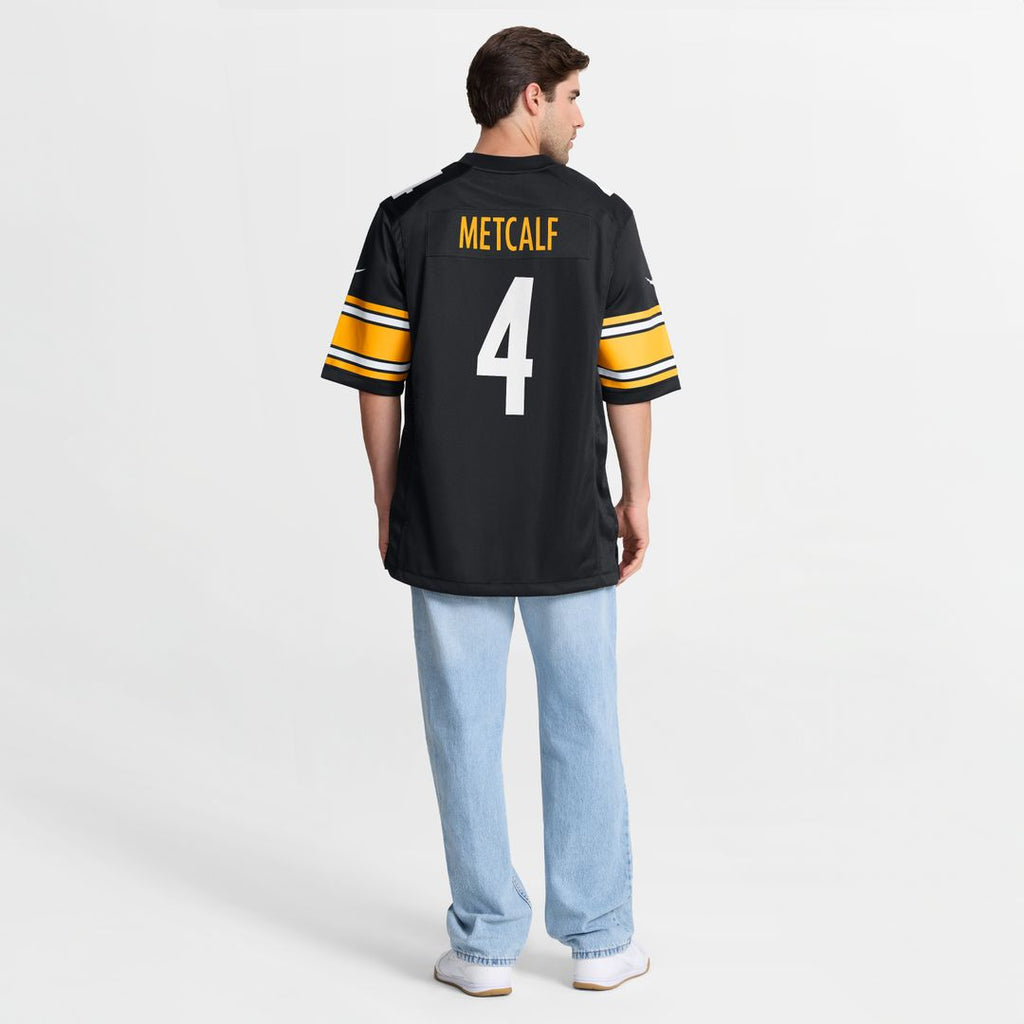 DK Metcalf Pittsburgh Steelers Nike Game Player Jersey - Black Official NFL Team Apparel Football Fan Gear