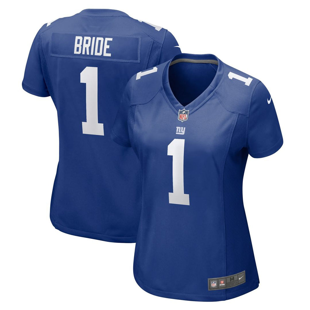 Number 1 Bride New York Giants Nike Women's Game Jersey - Royal Official NFL Team Apparel Football Fan Gear