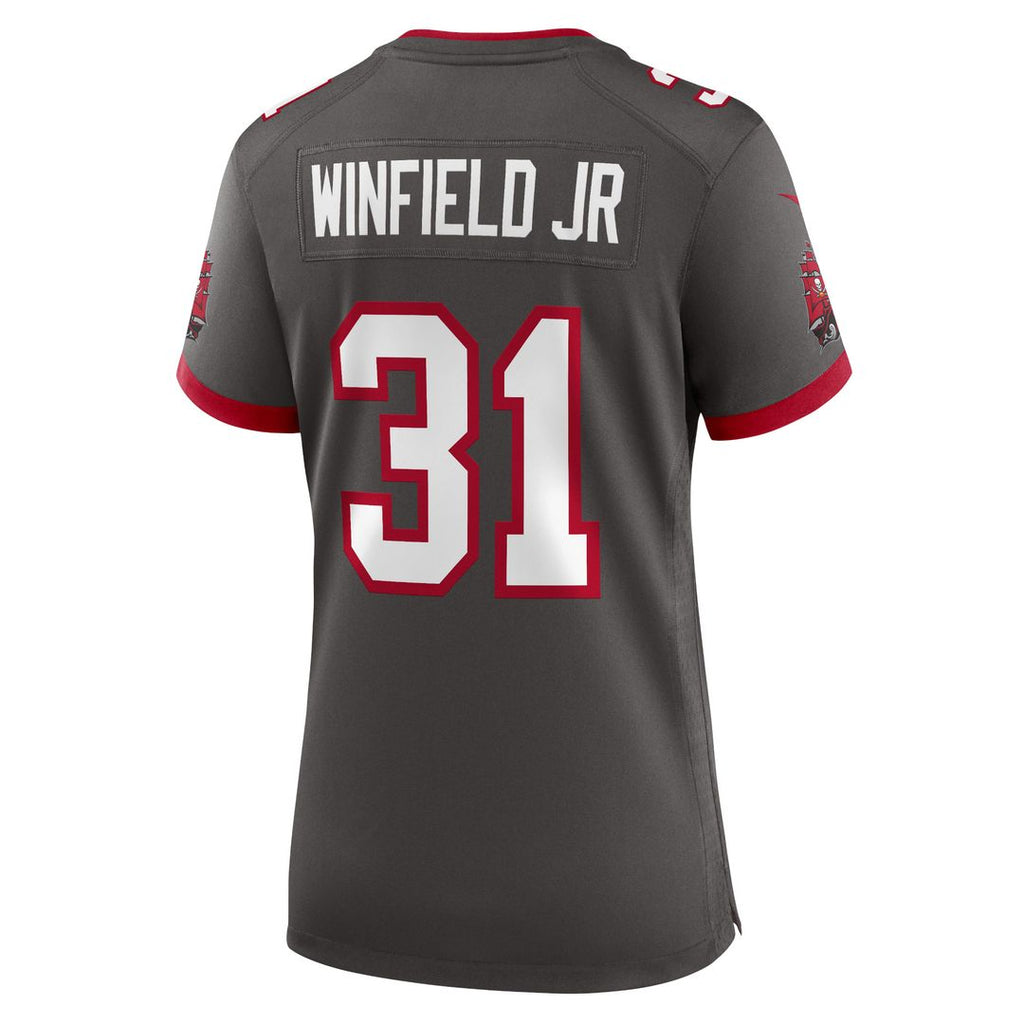 Antoine Winfield Jr. Tampa Bay Buccaneers Nike Women's Game Jersey - Pewter Official NFL Team Apparel Football Fan Gear
