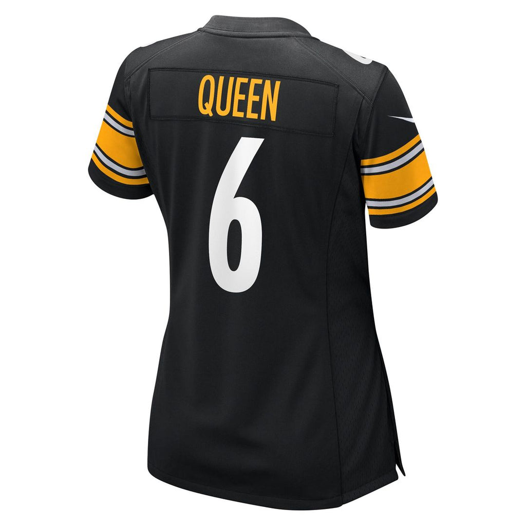 Patrick Queen Pittsburgh Steelers Nike Women's Game Player Jersey - Black Official NFL Team Apparel Football Fan Gear