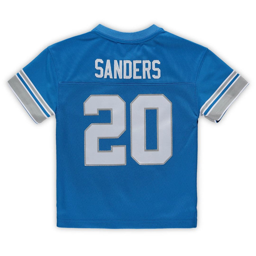 Barry Sanders Detroit Lions Mitchell & Ness Male Preschool 1996 Retired Legacy Jersey - Blue Official NFL Team Apparel Football Fan Gear