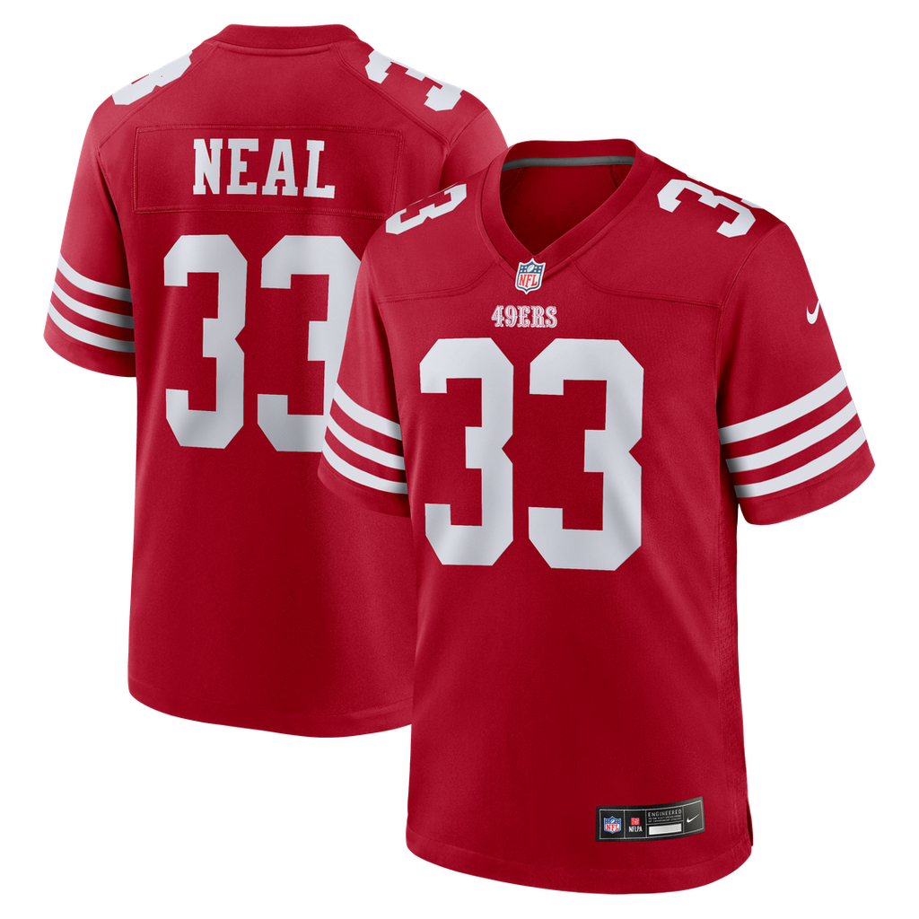 Siran Neal San Francisco 49ers Nike Team Game Jersey - Scarlet Official NFL Team Apparel Football Fan Gear