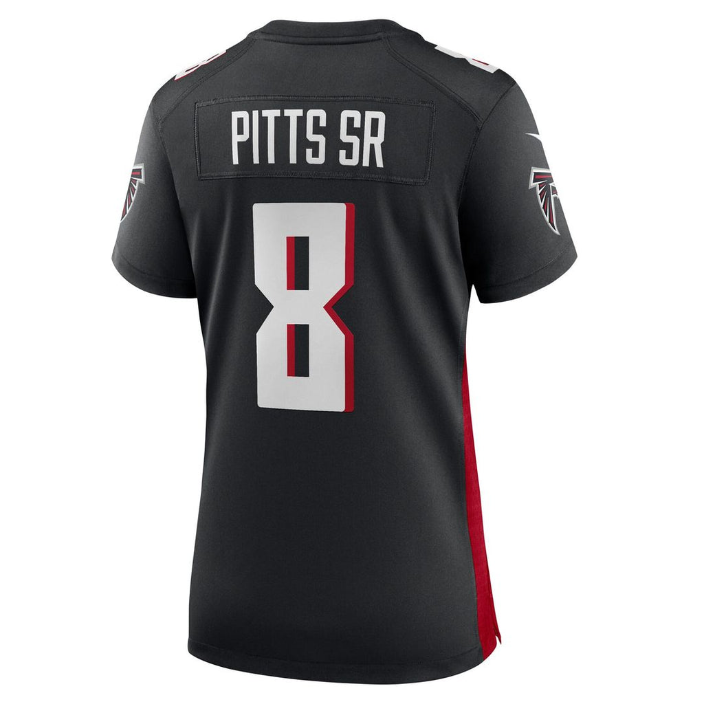 Kyle Pitts Sr. Atlanta Falcons Nike Women's Game Jersey - Black Official NFL Team Apparel Football Fan Gear