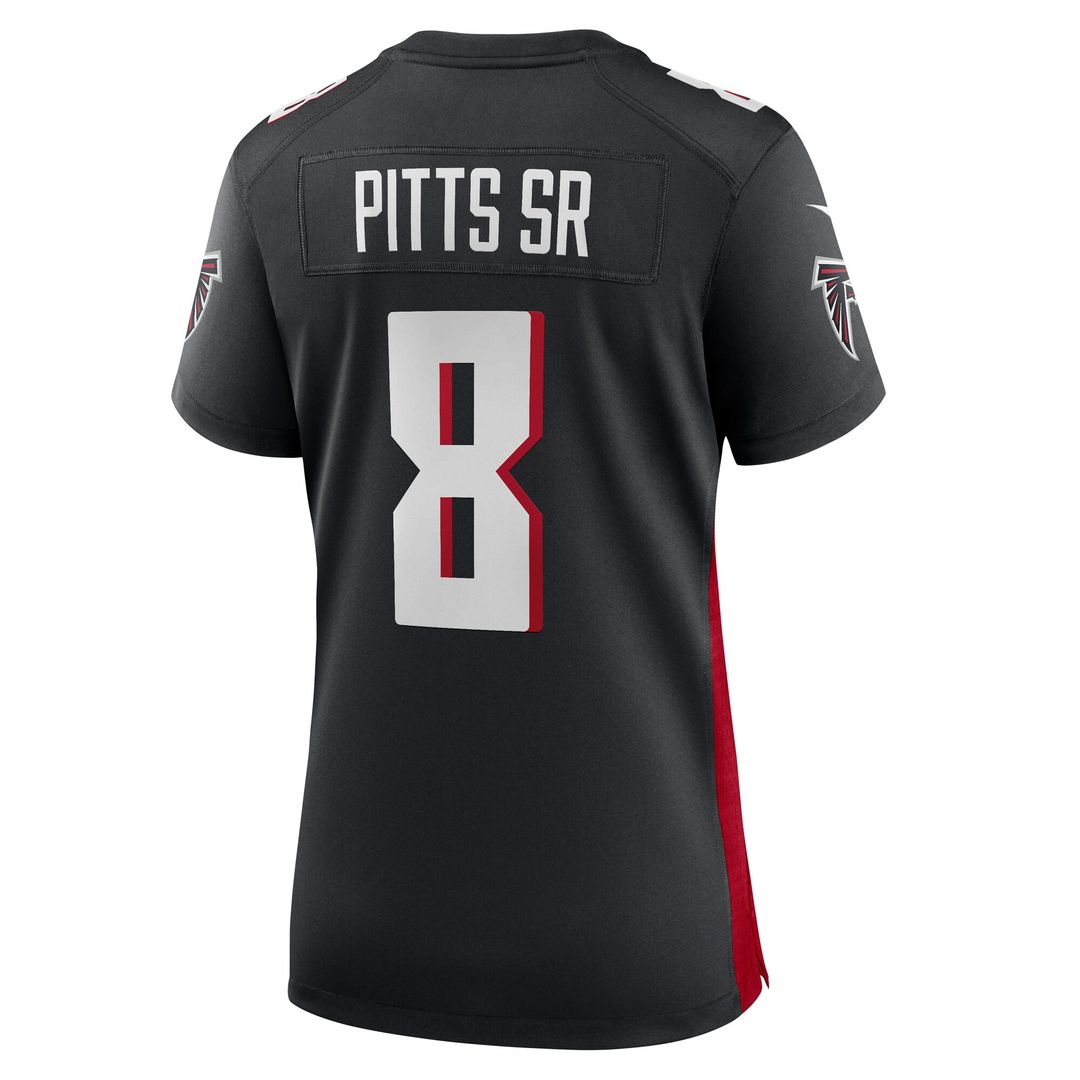 Kyle Pitts Sr. Atlanta Falcons Nike Women's Game Jersey - Black Official NFL Team Apparel Football Fan Gear