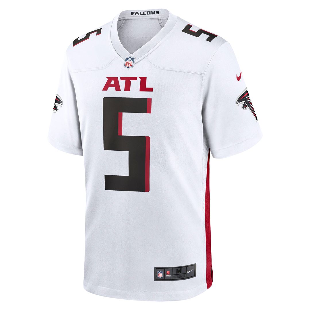 Drake London Atlanta Falcons Nike Away Game Player Jersey - White Official NFL Team Apparel Football Fan Gear