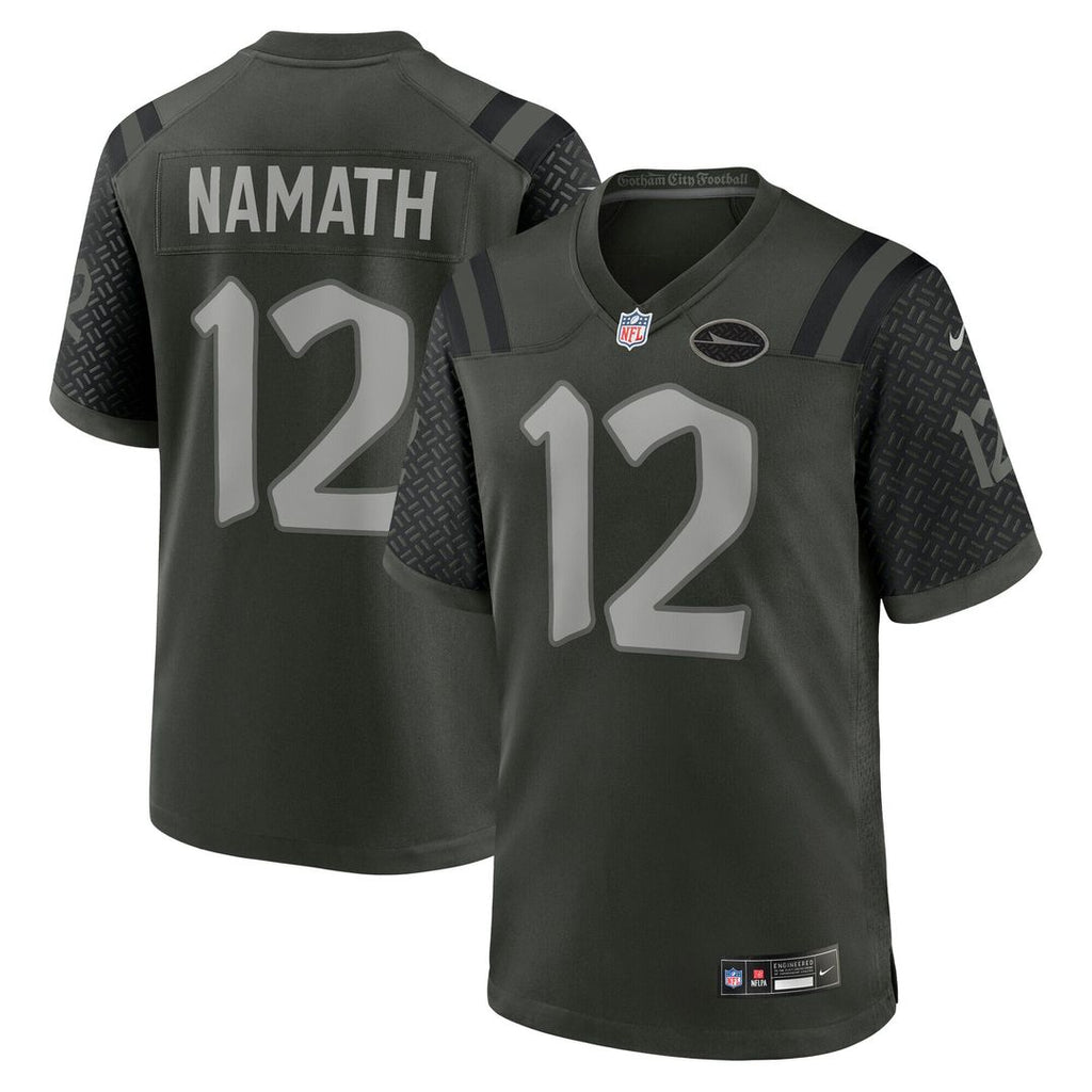 Joe Namath New York Jets Nike 2025 Rivalries Collection Retired Player Game Jersey - Gotham Green Official NFL Team Apparel Football Fan Gear