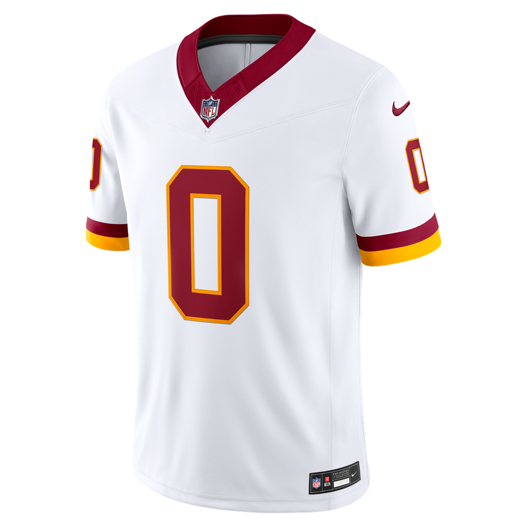 Mike Sainristil Washington Commanders Nike Vapor F.U.S.E. Stitched Limited Jersey - White Official NFL Team Apparel Football Fan Gear
