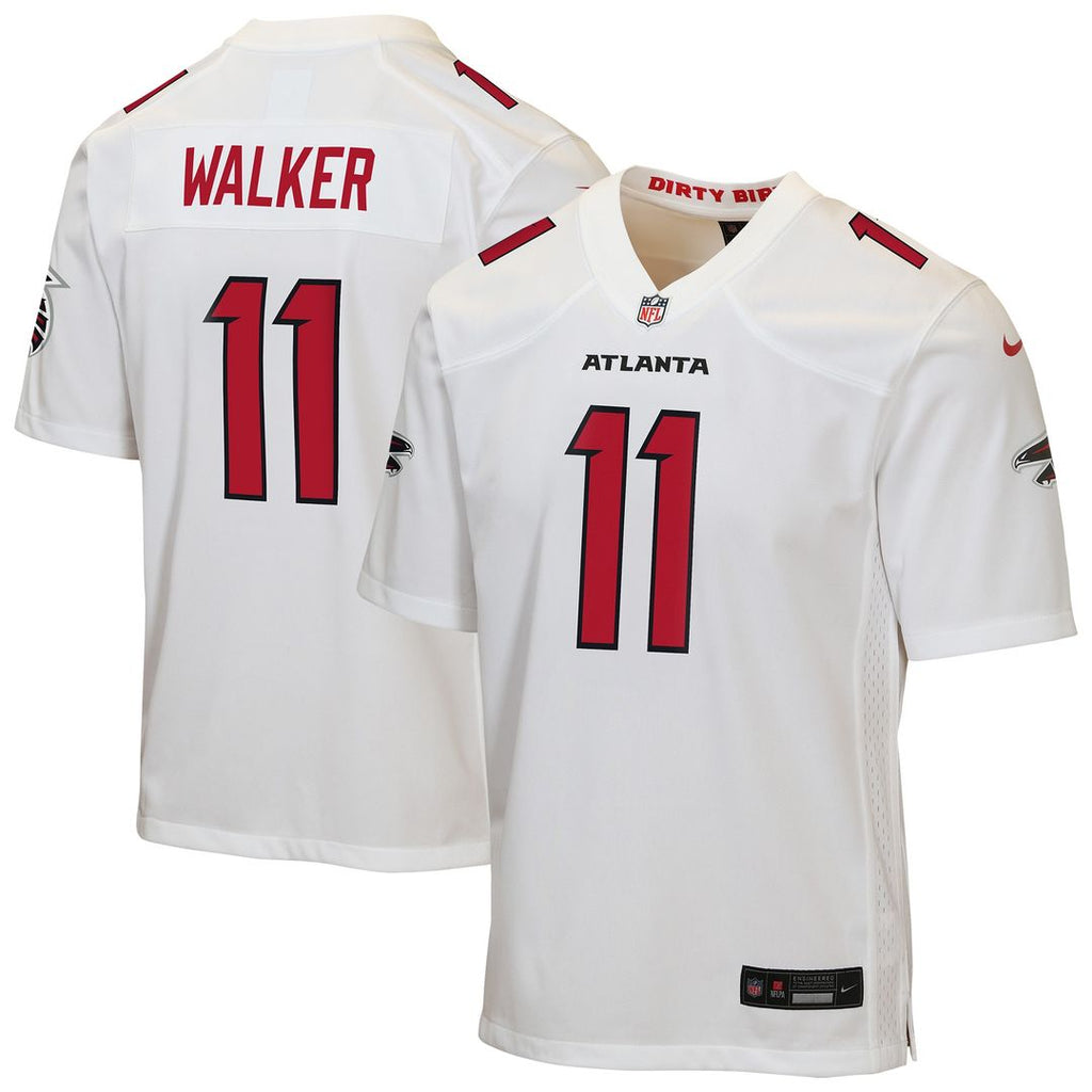 Jalon Walker Atlanta Falcons Nike Youth Game Jersey - White Official NFL Team Apparel Football Fan Gear