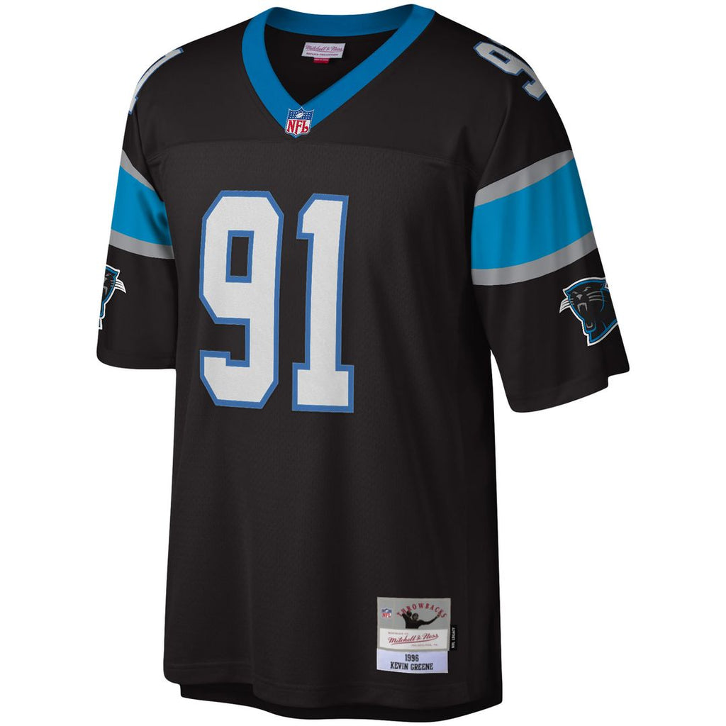 Kevin Greene Carolina Panthers Mitchell & Ness Legacy Replica Jersey - Black Official NFL Team Apparel Football Fan Gear