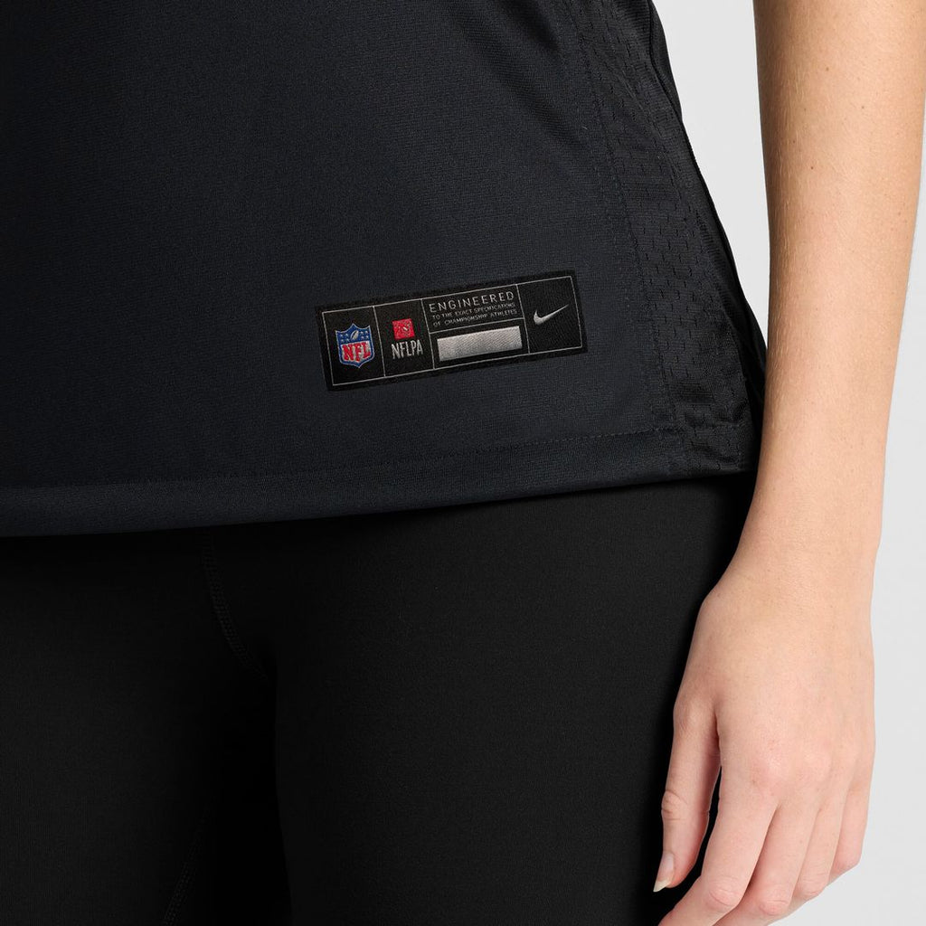 Taylor Moton Carolina Panthers Nike Women's Team Game Jersey - Black Official NFL Team Apparel Football Fan Gear