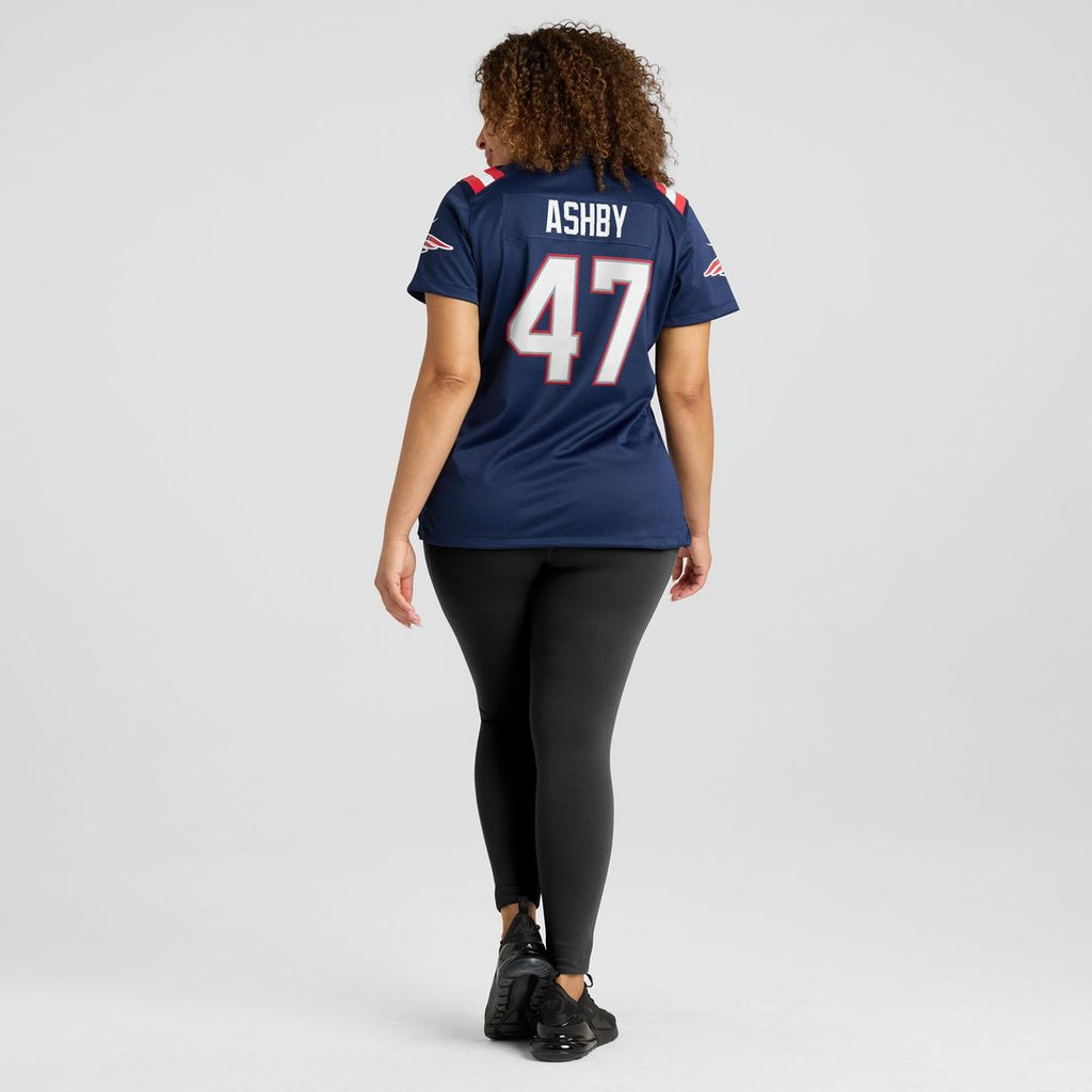 Julian Ashby New England Patriots Nike Women's Team Game Jersey - Navy Official NFL Team Apparel Football Fan Gear