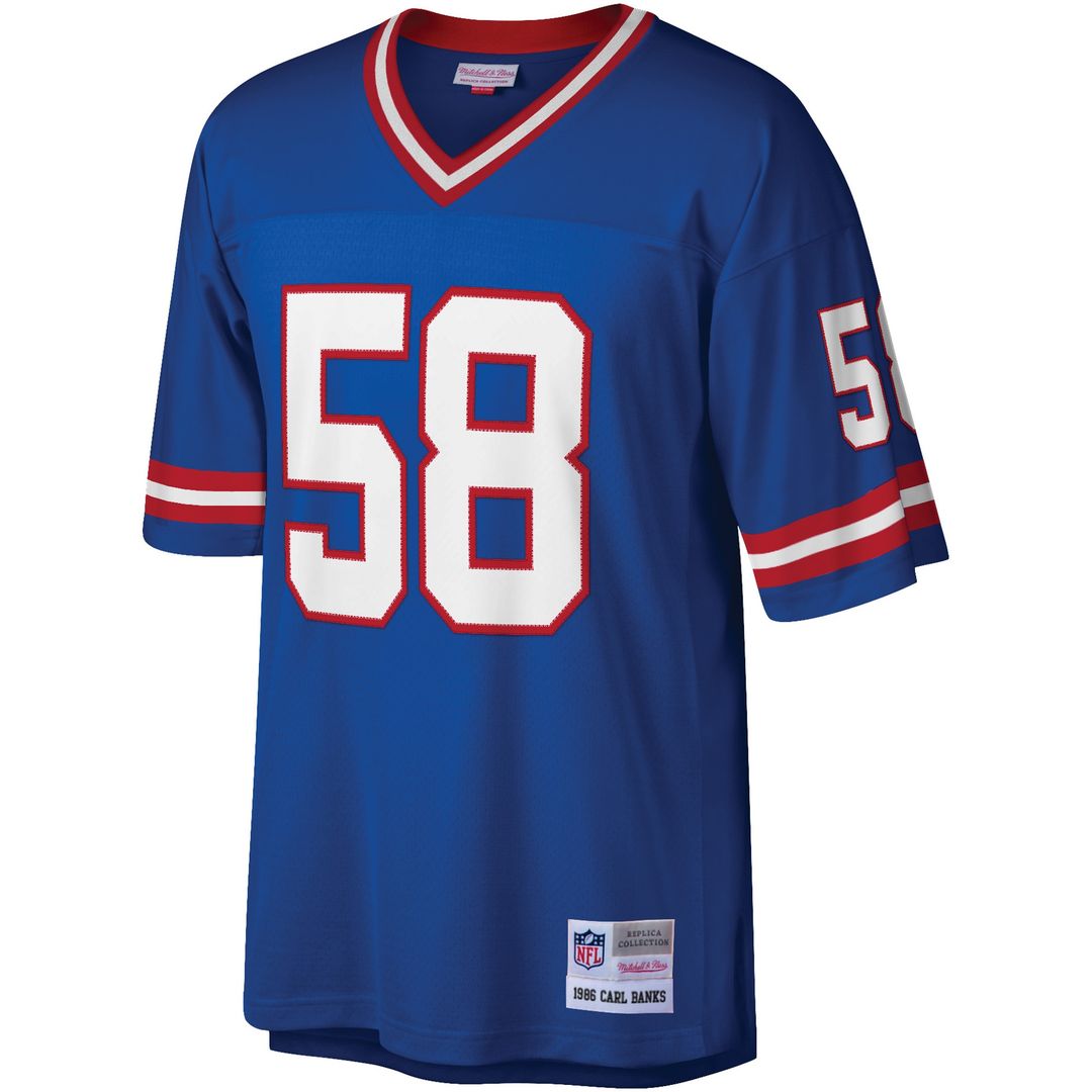 Carl Banks New York Giants Mitchell & Ness Legacy Replica Jersey - Royal Official NFL Team Apparel Football Fan Gear