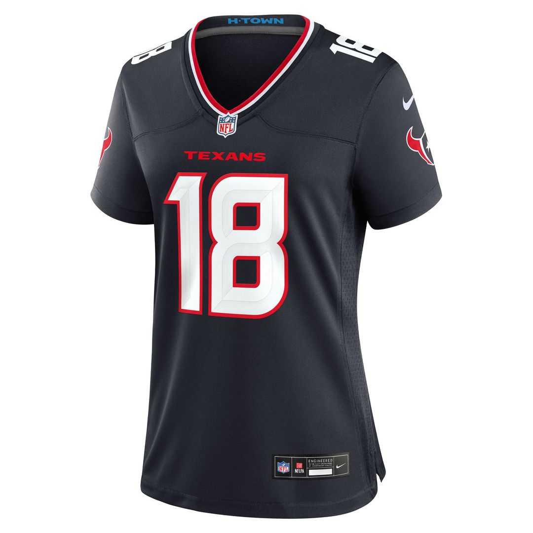 Graham Mertz Houston Texans Nike Women's Team Game Jersey - Navy Official NFL Team Apparel Football Fan Gear