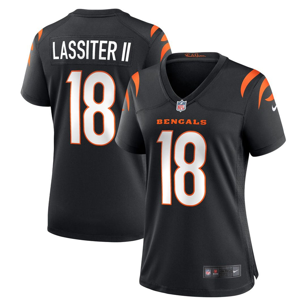 Kwamie Lassiter II Cincinnati Bengals Nike Women's Game Player Jersey - Black Official NFL Team Apparel Football Fan Gear