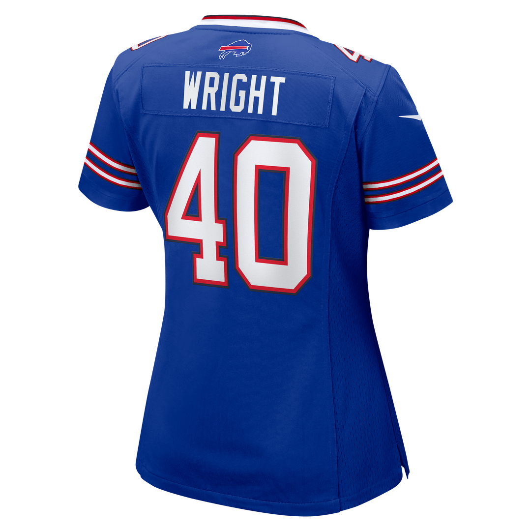 Matthew Wright Buffalo Bills Nike Women's Team Game Jersey - Royal Official NFL Team Apparel Football Fan Gear