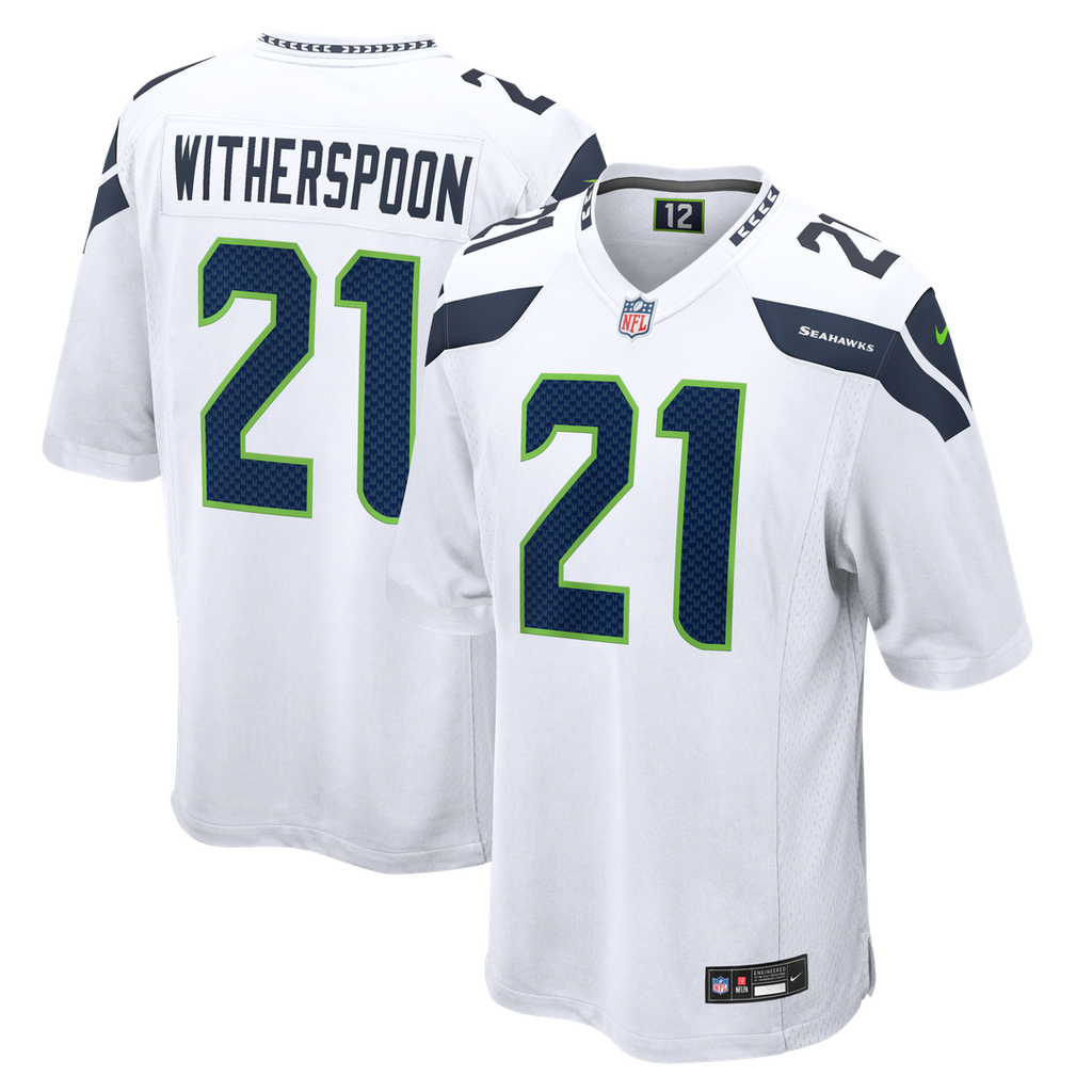 Devon Witherspoon Seattle Seahawks Nike Game Jersey - White Official NFL Team Apparel Football Fan Gear
