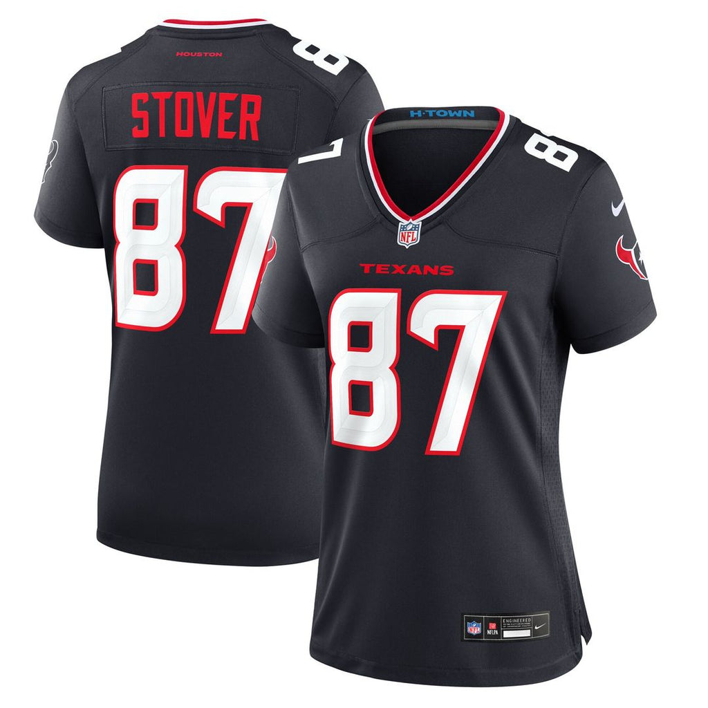 Cade Stover Houston Texans Nike Women's Game Jersey - Navy Official NFL Team Apparel Football Fan Gear