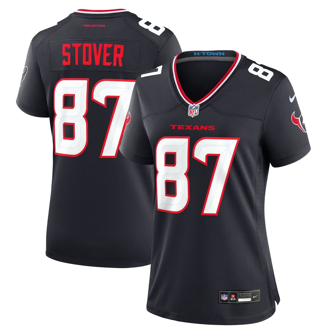 Cade Stover Houston Texans Nike Women's Game Jersey - Navy Official NFL Team Apparel Football Fan Gear