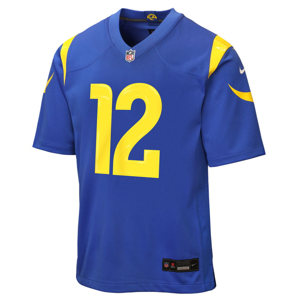 Puka Nacua Los Angeles Rams Nike Youth Game Jersey - Royal Official NFL Team Apparel Football Fan Gear