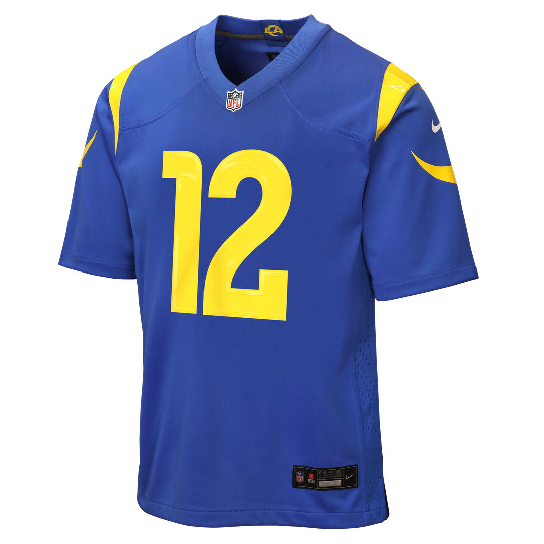 Puka Nacua Los Angeles Rams Nike Youth Game Jersey - Royal Official NFL Team Apparel Football Fan Gear