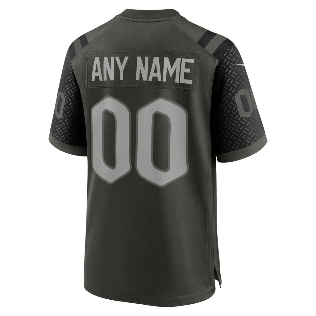 New York Jets Nike 2025 Rivalries Collection Custom Game Jersey - Gotham Green Official NFL Team Apparel Football Fan Gear
