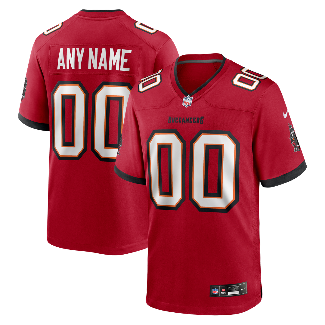 Tampa Bay Buccaneers Nike Alternate Custom Game Jersey - Pewter Official NFL Team Apparel Football Fan Gear