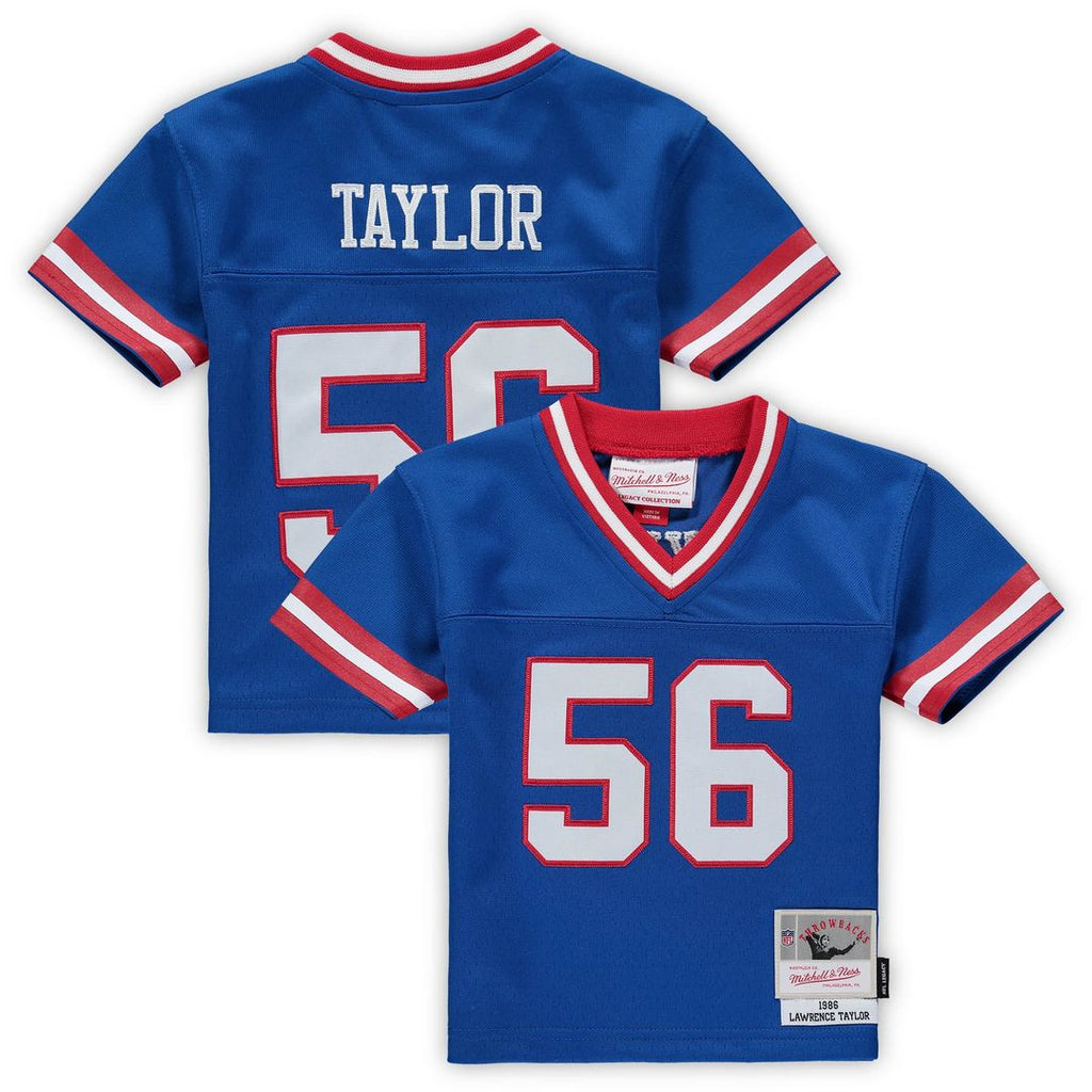 Lawrence Taylor New York Giants Mitchell & Ness Infant 1986 Retired Legacy Jersey - Royal Official NFL Team Apparel Football Fan Gear