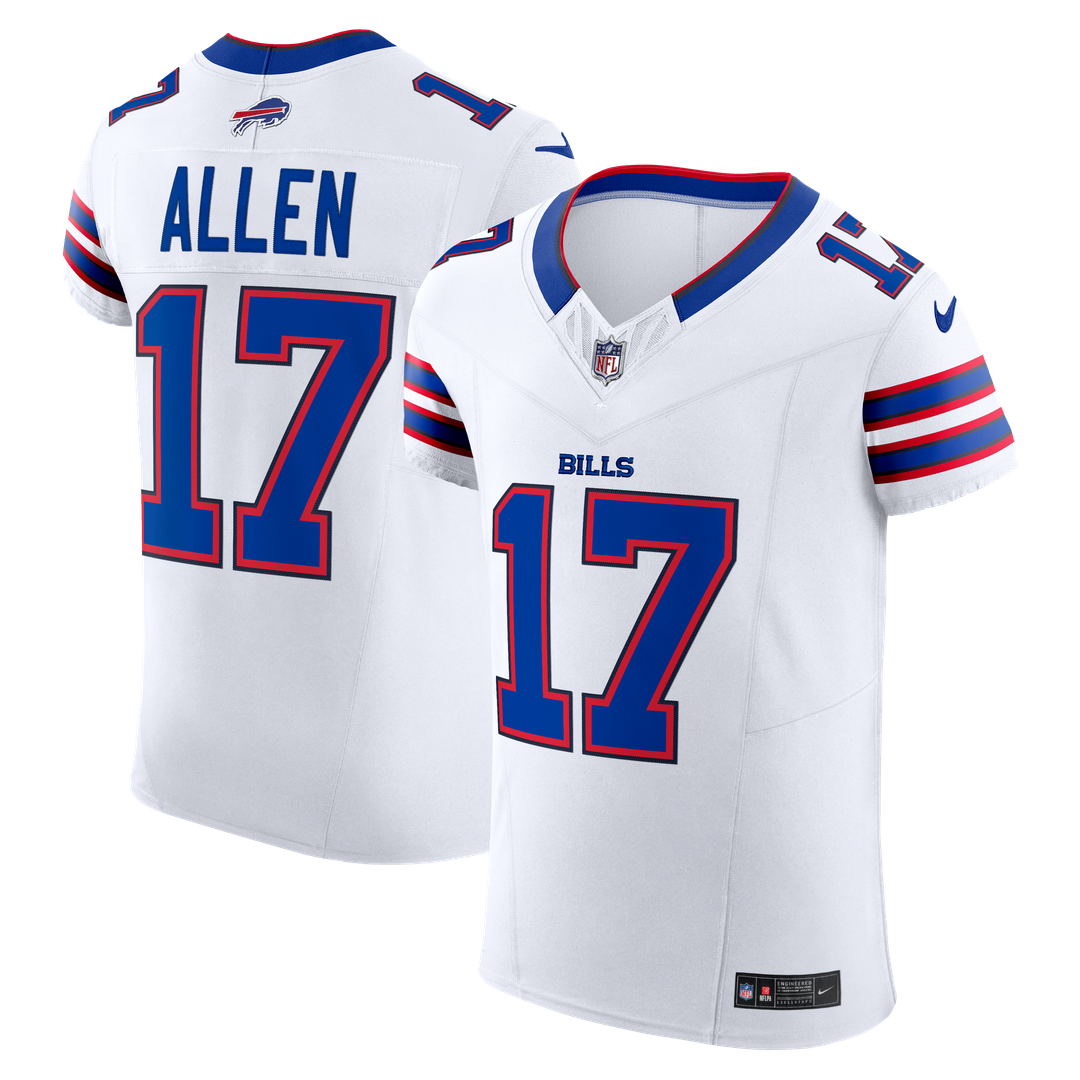 Josh Allen Buffalo Bills Nike Vapor F.U.S.E. Elite Jersey - White Official NFL Team Apparel Football Fan Gear