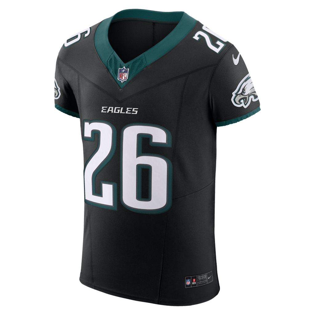 Saquon Barkley Philadelphia Eagles Nike Alternate Vapor F.U.S.E. Elite Jersey - Black Official NFL Team Apparel Football Fan Gear