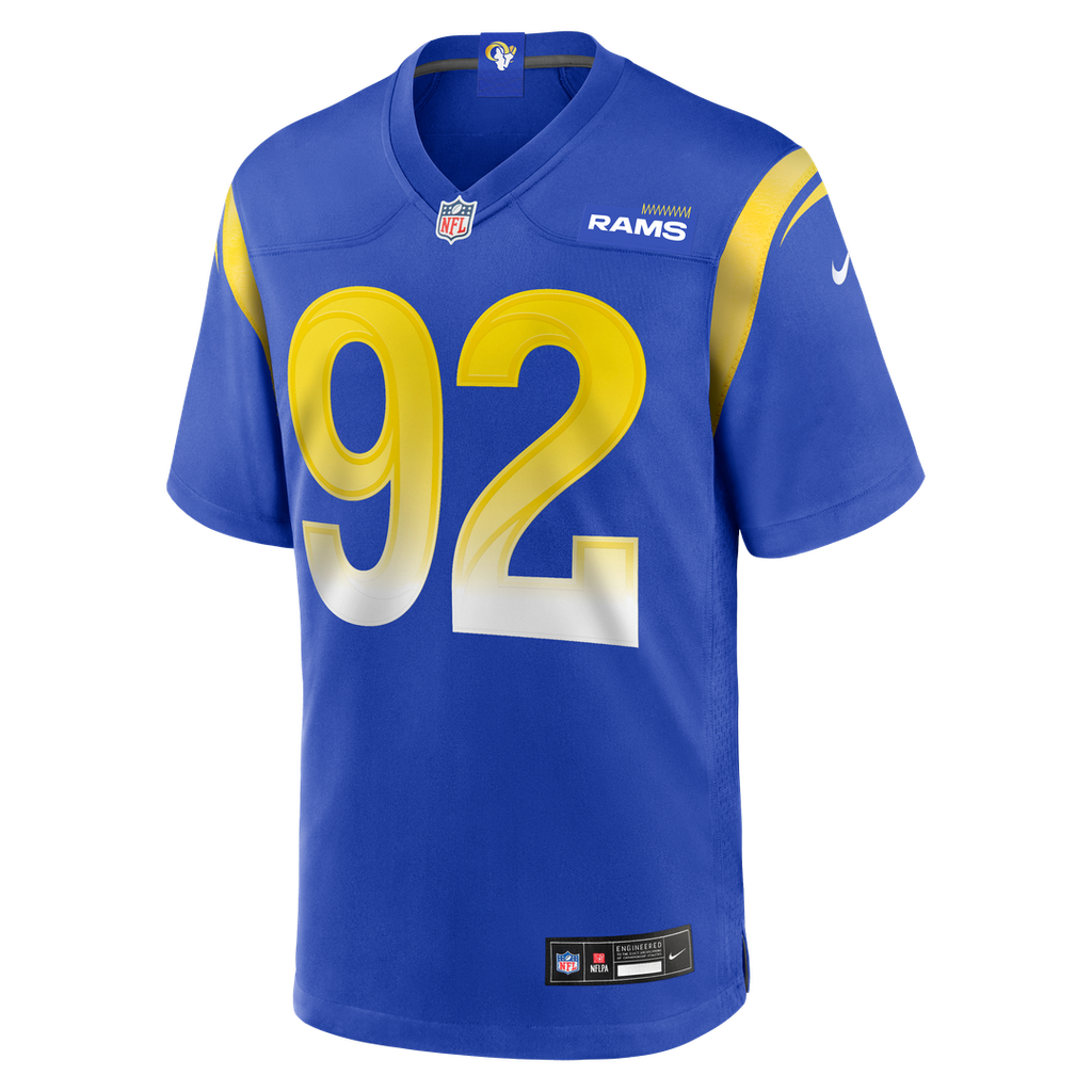 Harrison Mevis Los Angeles Rams Nike Team Game Jersey - Royal Official NFL Team Apparel Football Fan Gear