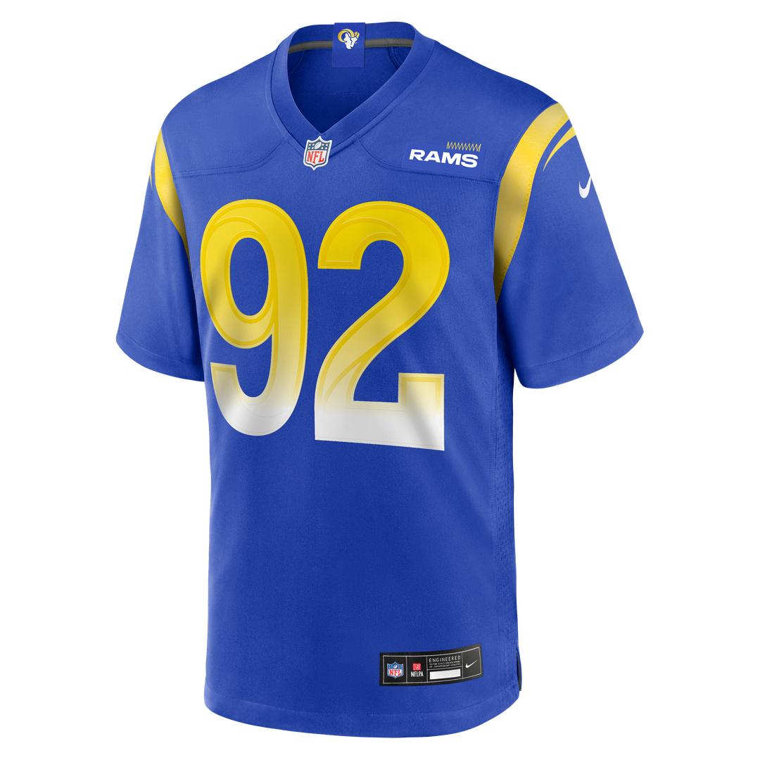 Harrison Mevis Los Angeles Rams Nike Team Game Jersey - Royal Official NFL Team Apparel Football Fan Gear
