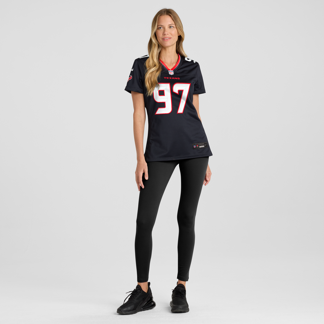 Dominique Robinson Houston Texans Nike Women's Team Game Jersey - Navy Official NFL Team Apparel Football Fan Gear