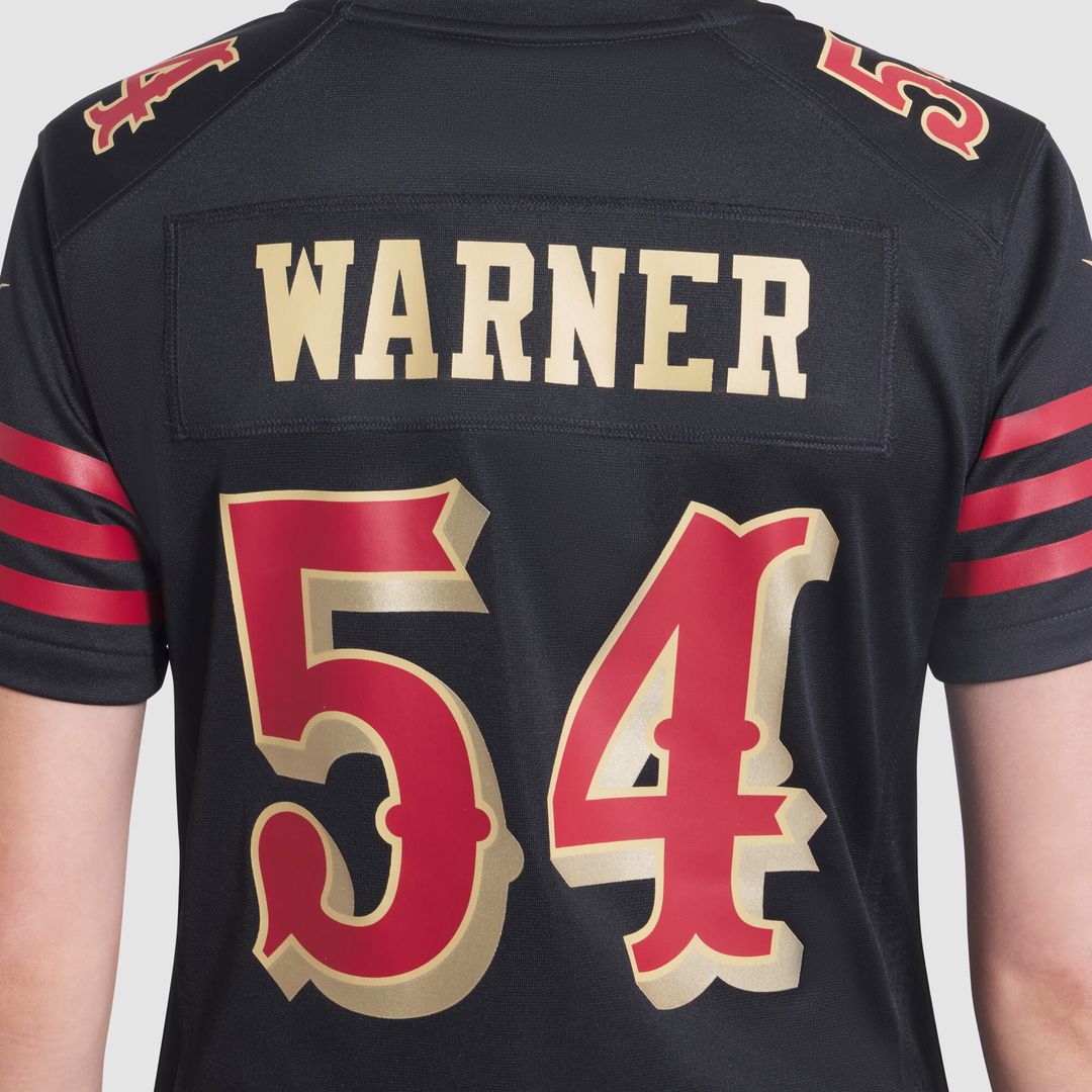Fred Warner San Francisco 49ers Nike Women's 2025 Rivalries Collection Game Jersey - Black Official NFL Team Apparel Football Fan Gear