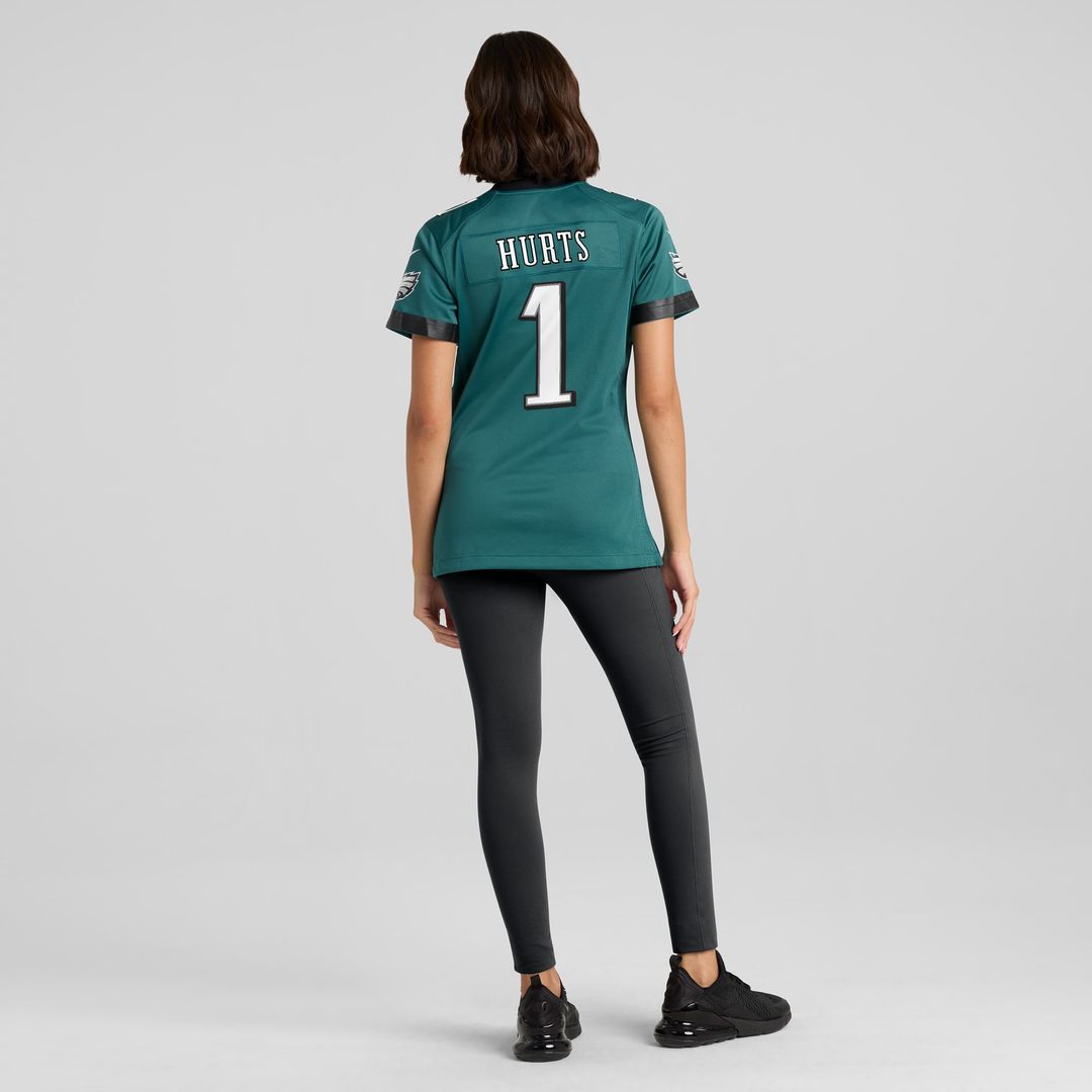Jalen Hurts Philadelphia Eagles Nike Women's Team Game Jersey - Midnight Green Official NFL Team Apparel Football Fan Gear