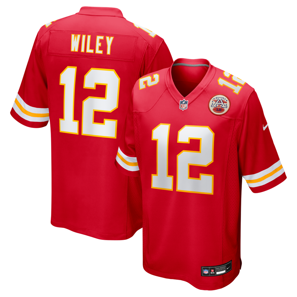 Jared Wiley Kansas City Chiefs Nike Game Jersey - Red Official NFL Team Apparel Football Fan Gear