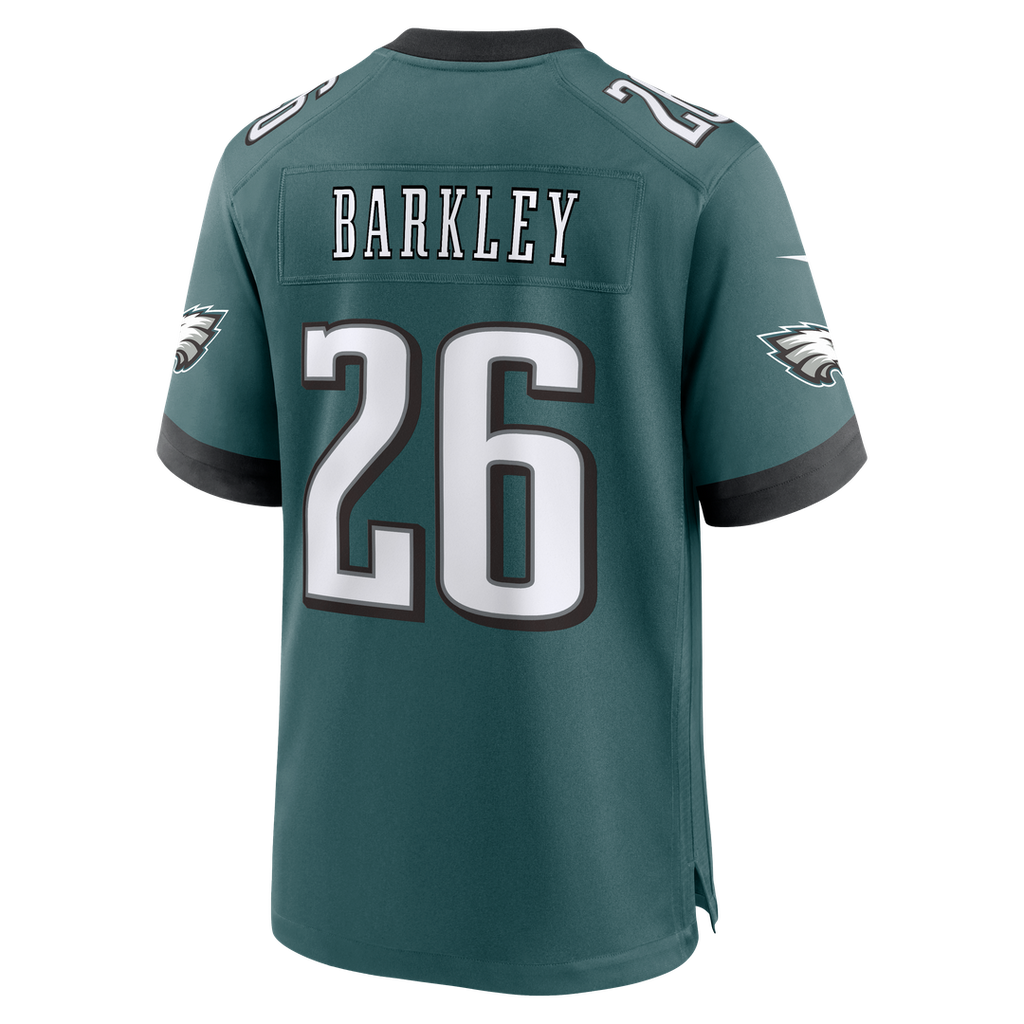 Saquon Barkley Philadelphia Eagles Nike Team Game Jersey - Midnight Green Official NFL Team Apparel Football Fan Gear