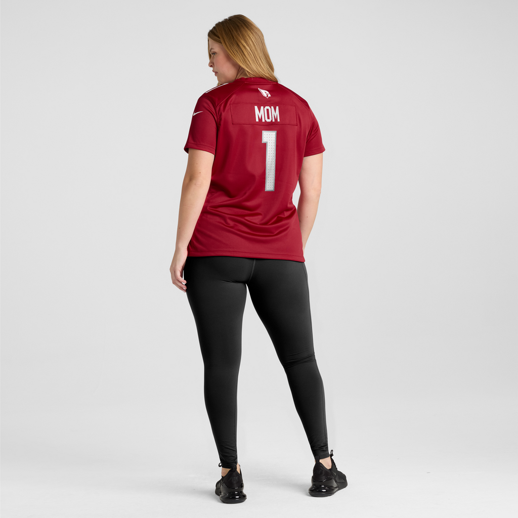 Number 1 Mom Arizona Cardinals Nike Women's Game Jersey - Cardinal Official NFL Team Apparel Football Fan Gear