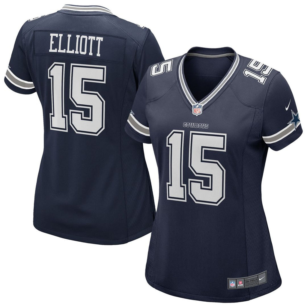 Ezekiel Elliott Dallas Cowboys Nike Women's Game Jersey - Navy Official NFL Team Apparel Football Fan Gear