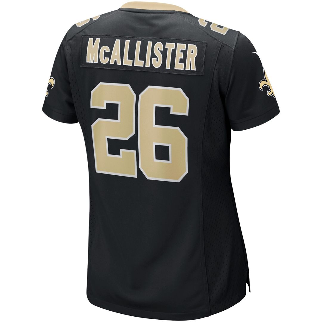 Deuce McAllister New Orleans Saints Nike Women's Game Retired Player Jersey - Black Official NFL Team Apparel Football Fan Gear