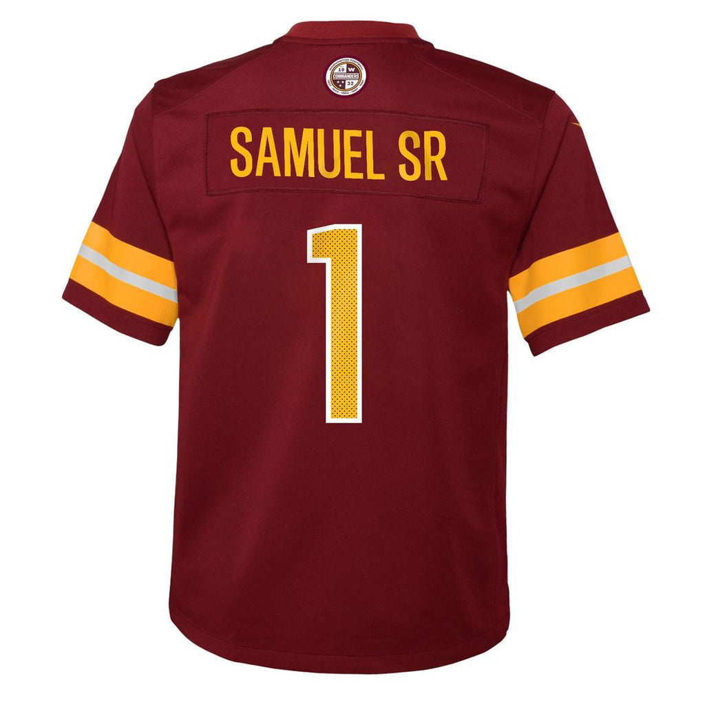 Deebo Samuel Sr Washington Commanders Nike Youth Team Game Jersey - Burgundy Official NFL Team Apparel Football Fan Gear