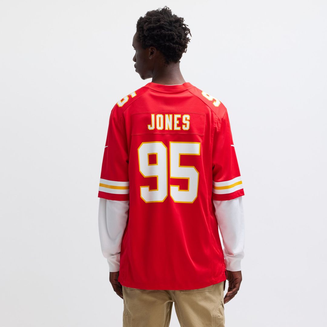 Chris Jones Kansas City Chiefs Nike Game Jersey - Red Official NFL Team Apparel Football Fan Gear