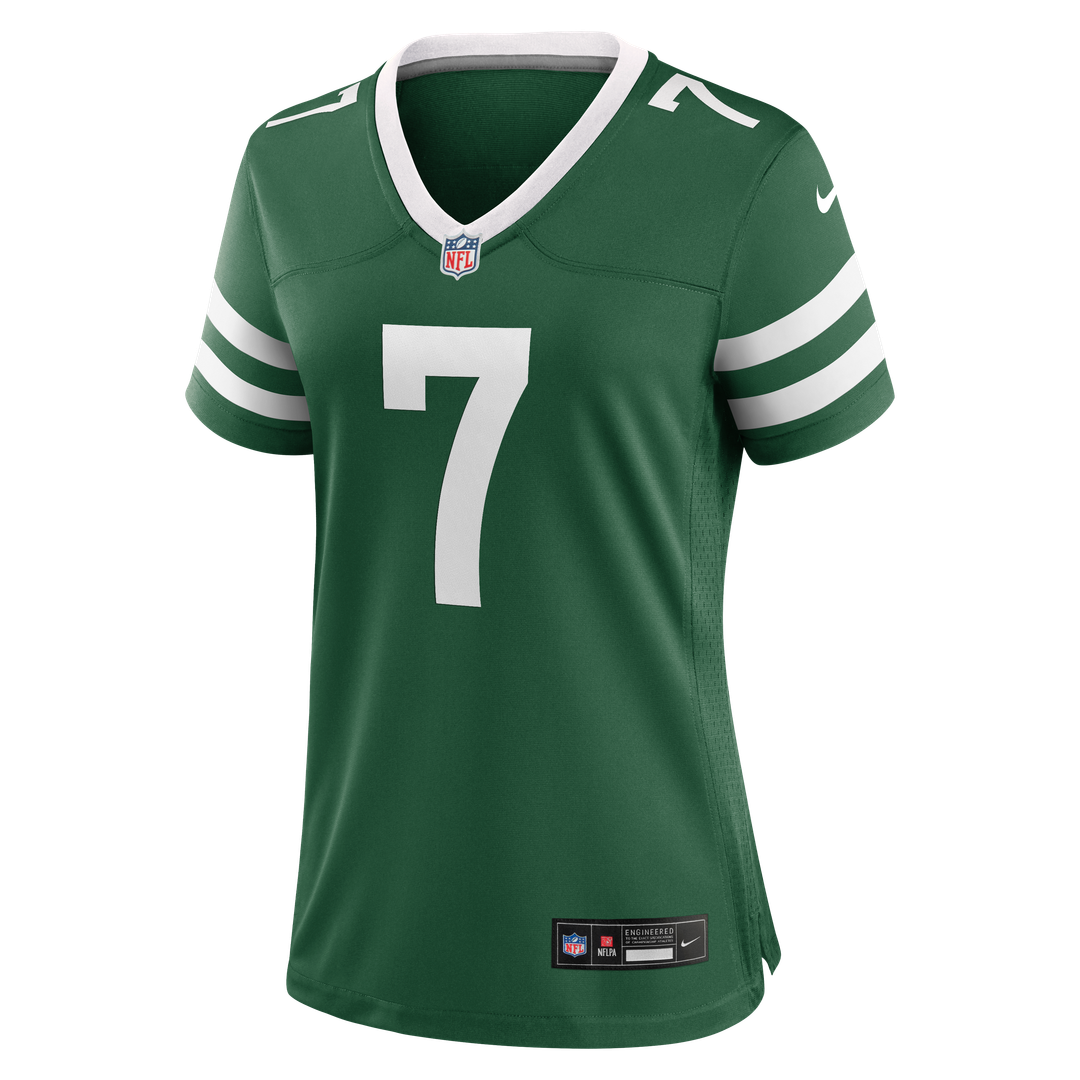 Geno Smith New York Jets Nike Women's Game Jersey - Legacy Green Official NFL Team Apparel Football Fan Gear