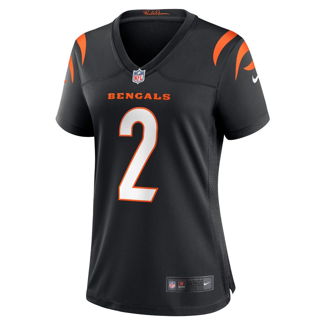 Evan McPherson Cincinnati Bengals Nike Women's Game Jersey - Black Official NFL Team Apparel Football Fan Gear