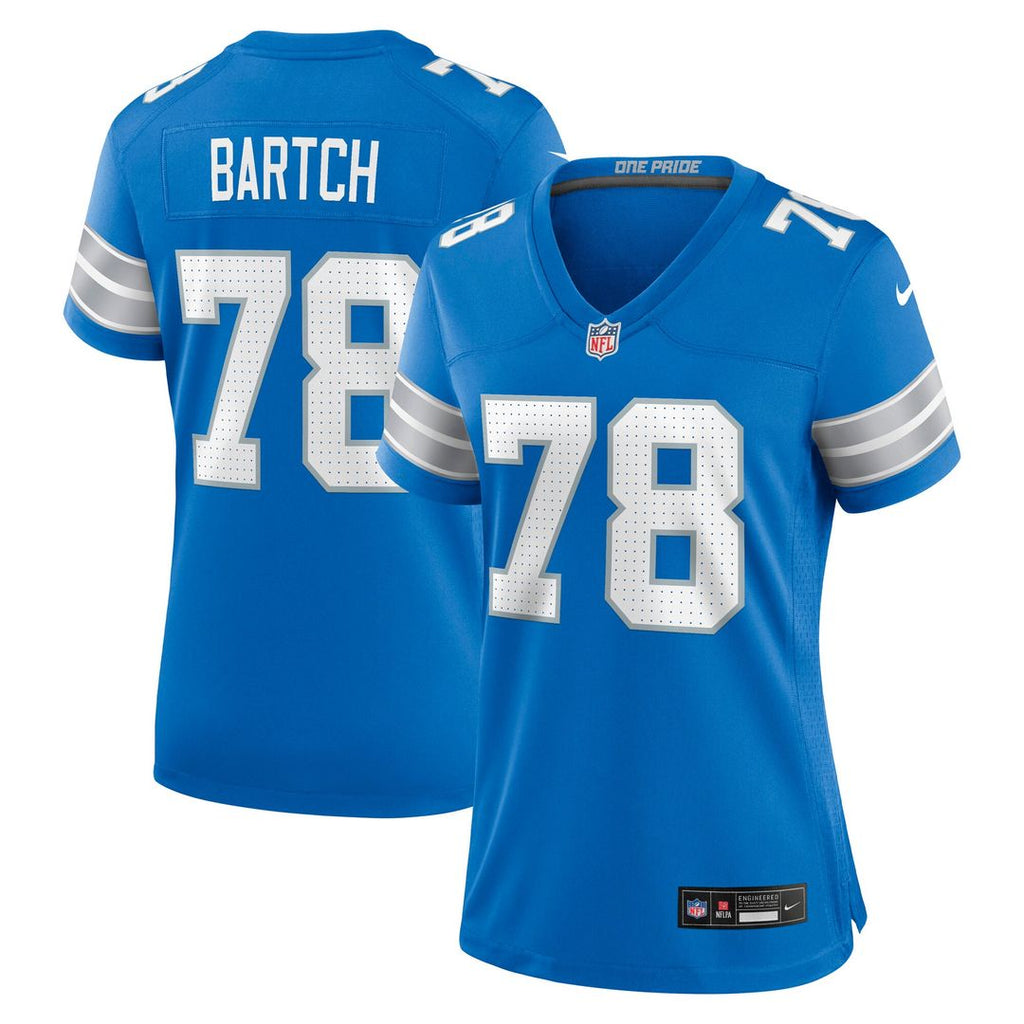 Ben Bartch Detroit Lions Nike Women's Team Game Jersey - Blue Official NFL Team Apparel Football Fan Gear